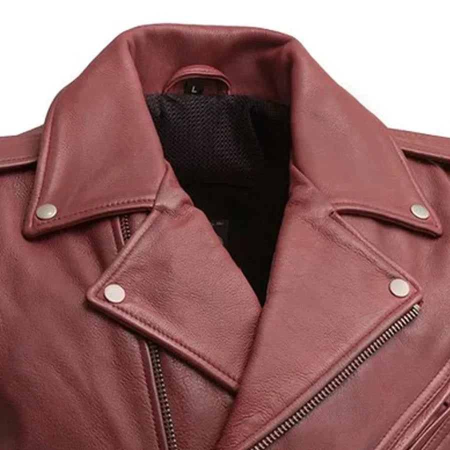 Tressivo-Roller - Men's Motorcycle Leather Vest - Tressivo