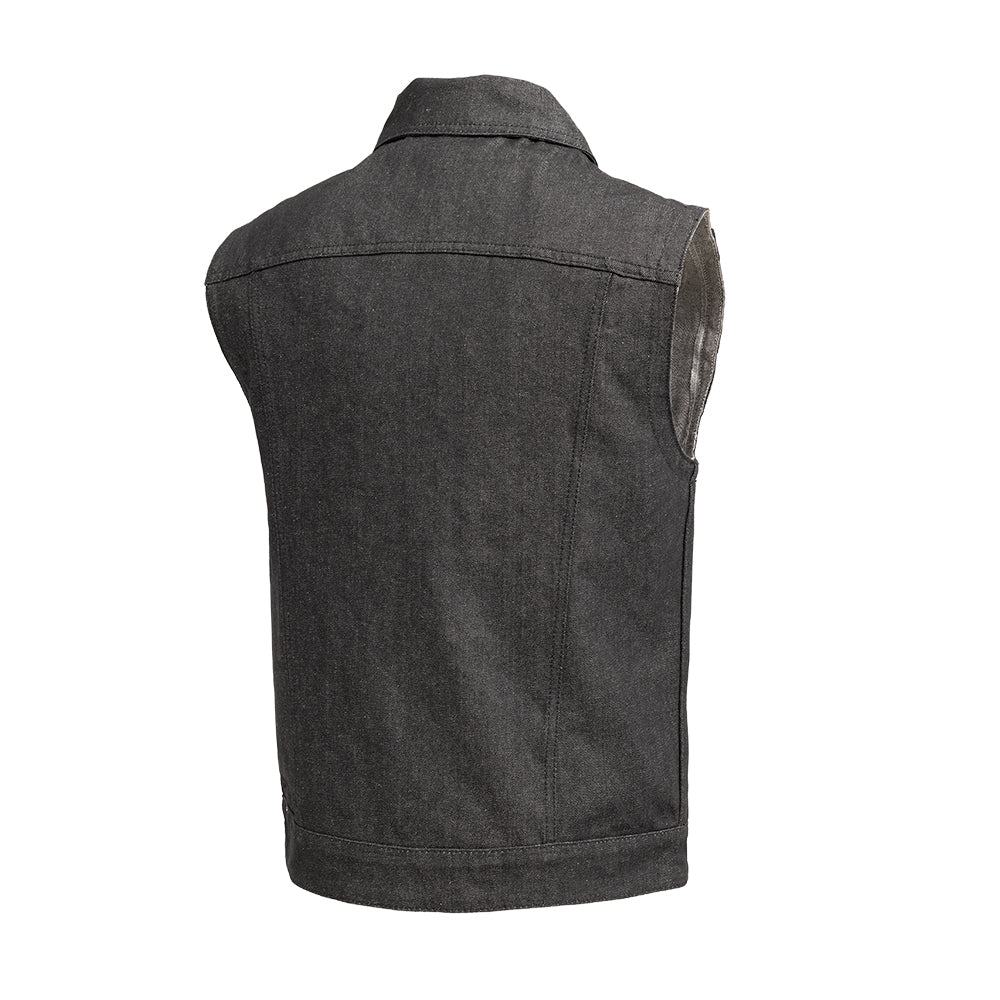 Tressivo-Rook - Vest Only - Men's Motorcycle Denim Vest - Tressivo