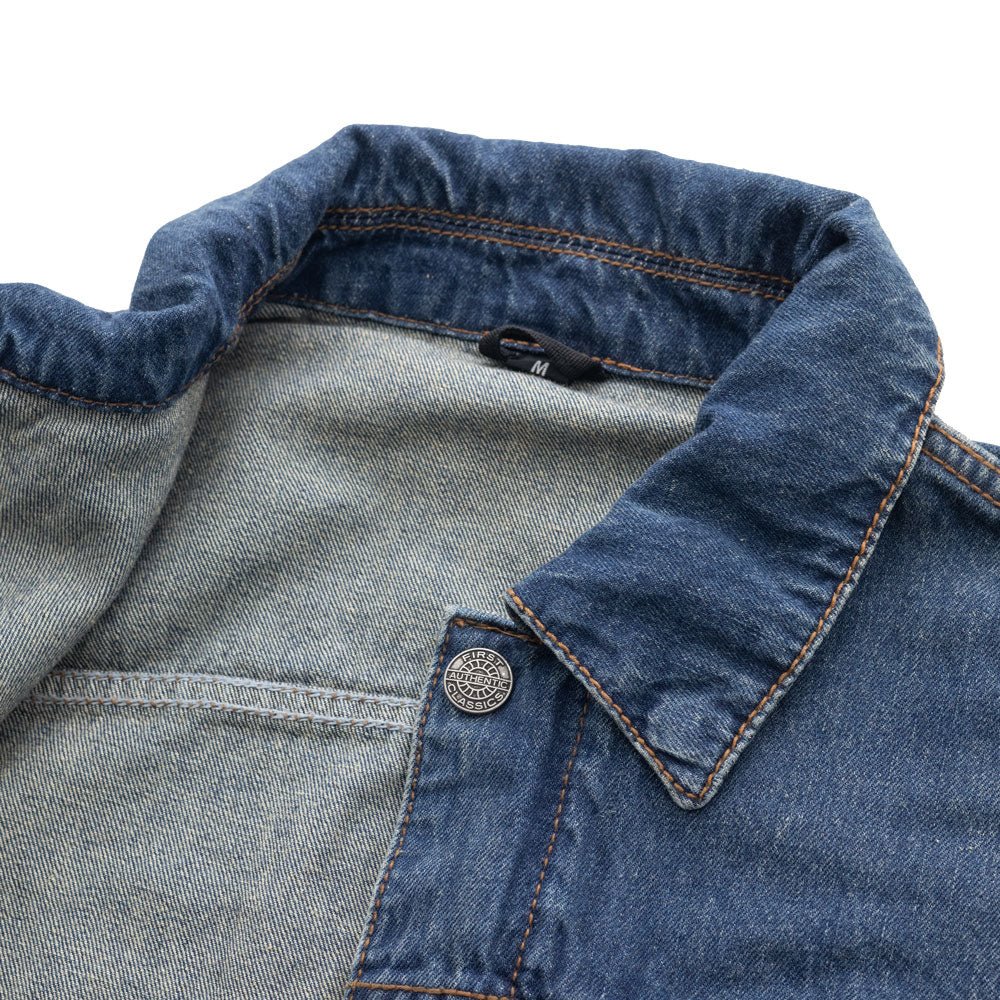 Tressivo-Showdown Motorcycle Lightweight Denim Vest - Tressivo