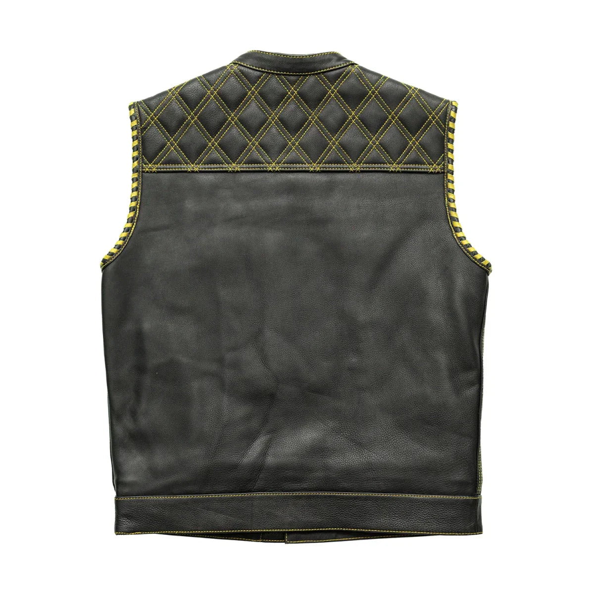 Tressivo-Sinister - Men's Motorcycle Leather Vest - Tressivo