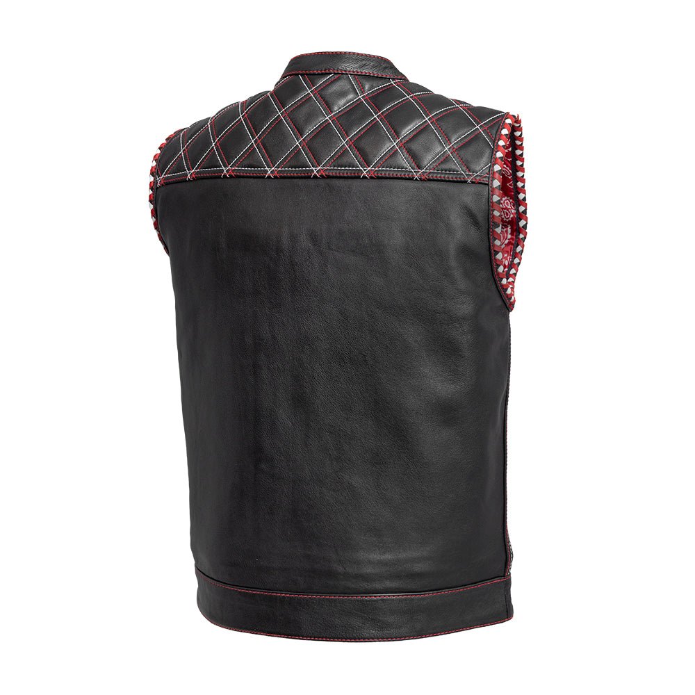 Tressivo-Sinister - Men's Motorcycle Leather Vest - Tressivo