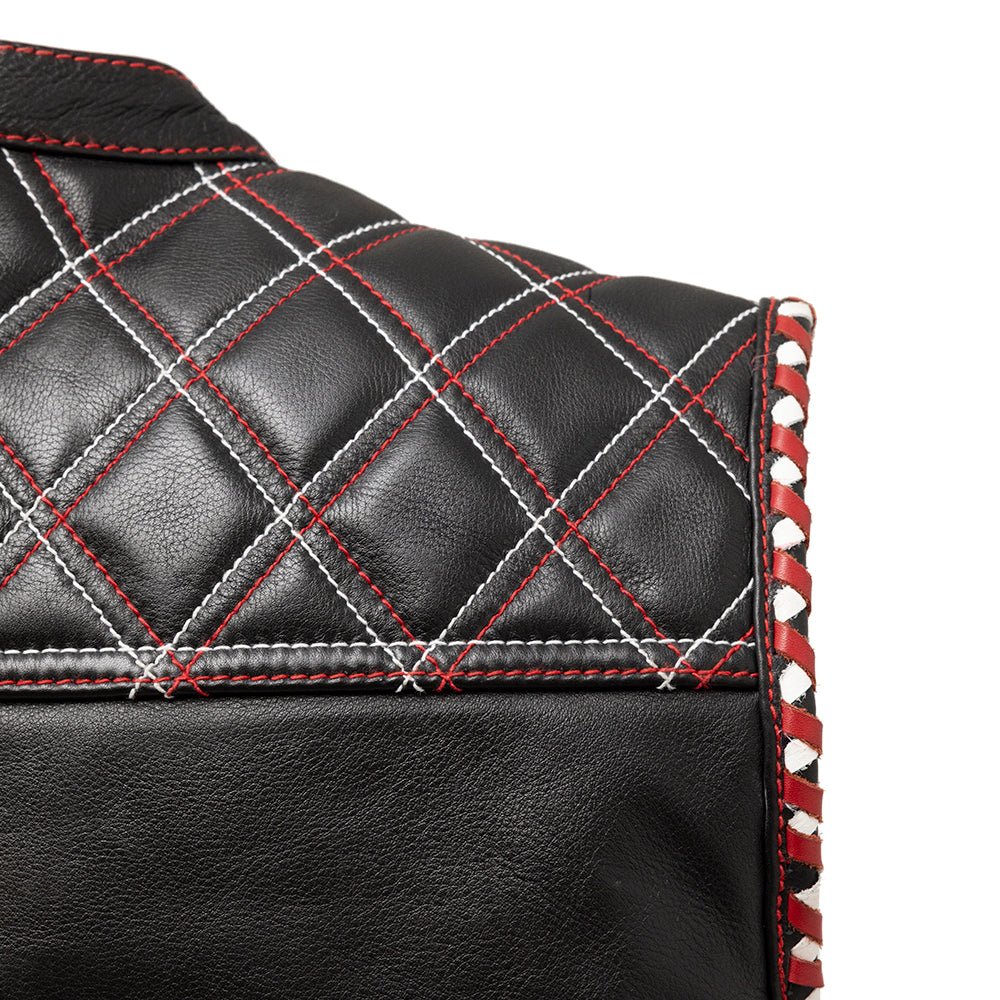 Tressivo-Sinister - Men's Motorcycle Leather Vest - Tressivo