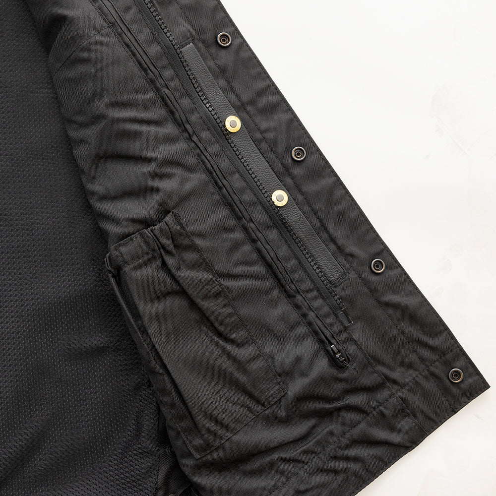 Tressivo-Sniper Men's Motorcycle Leather Vest - Tressivo