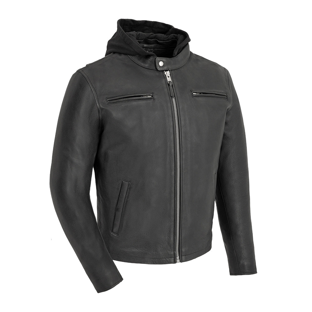 Tressivo-Street Cruiser Men's Motorcycle Leather Jacket - Tressivo