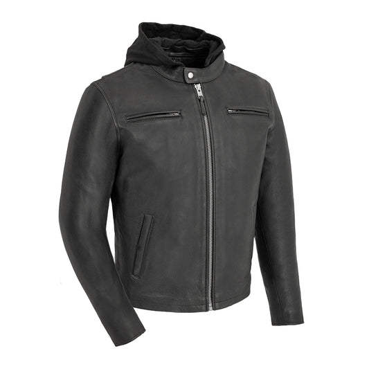 Tressivo-Street Cruiser Men's Motorcycle Leather Jacket - Tressivo