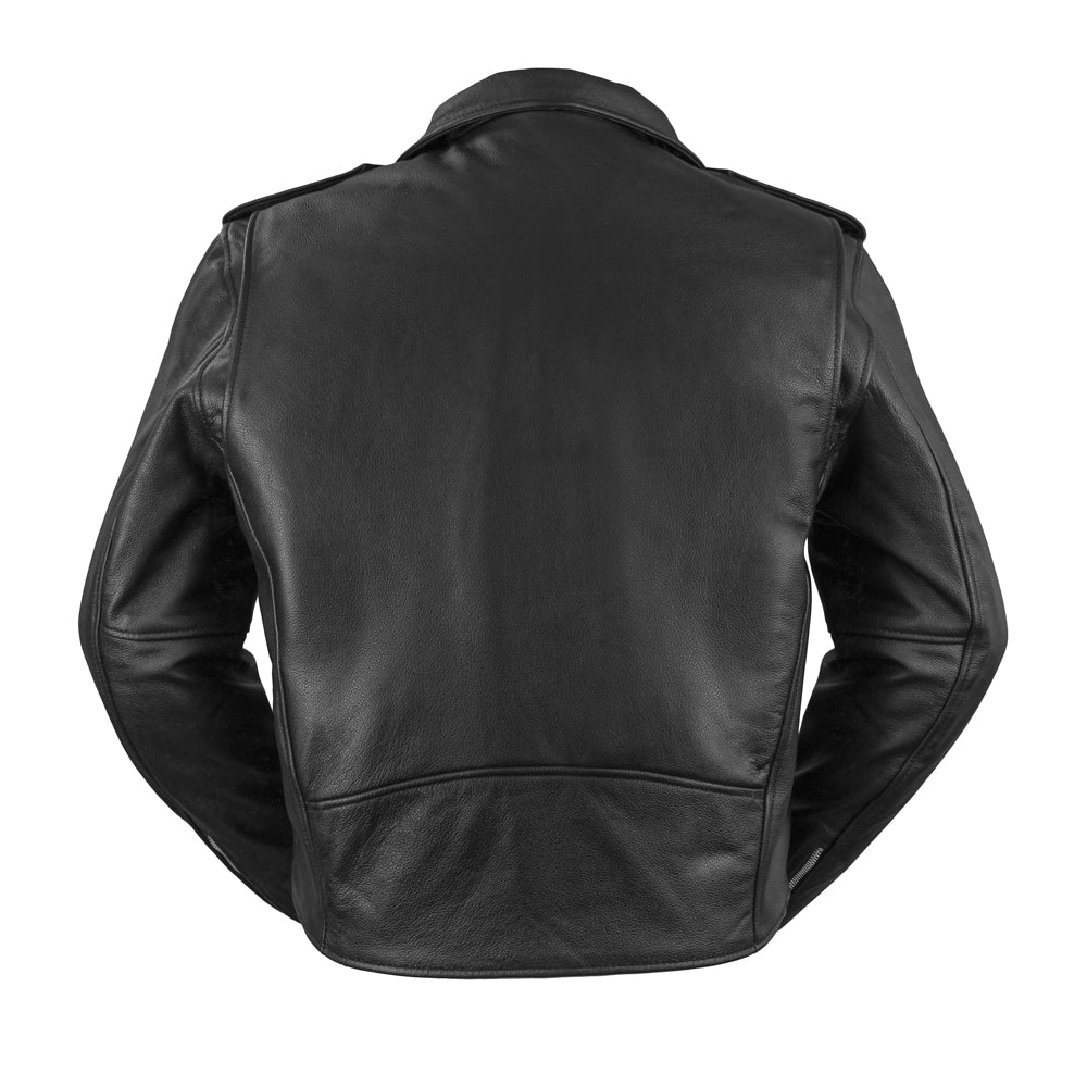 Tressivo-Superstar Men's Motorcycle Leather Jacket - Tressivo