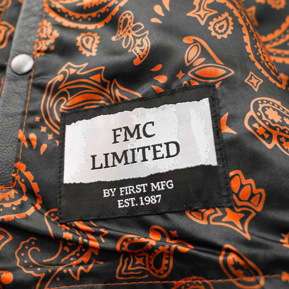 Tressivo-The Club Cut Men's Motorcycle Leather Vest, Multiple Color Options - Tressivo