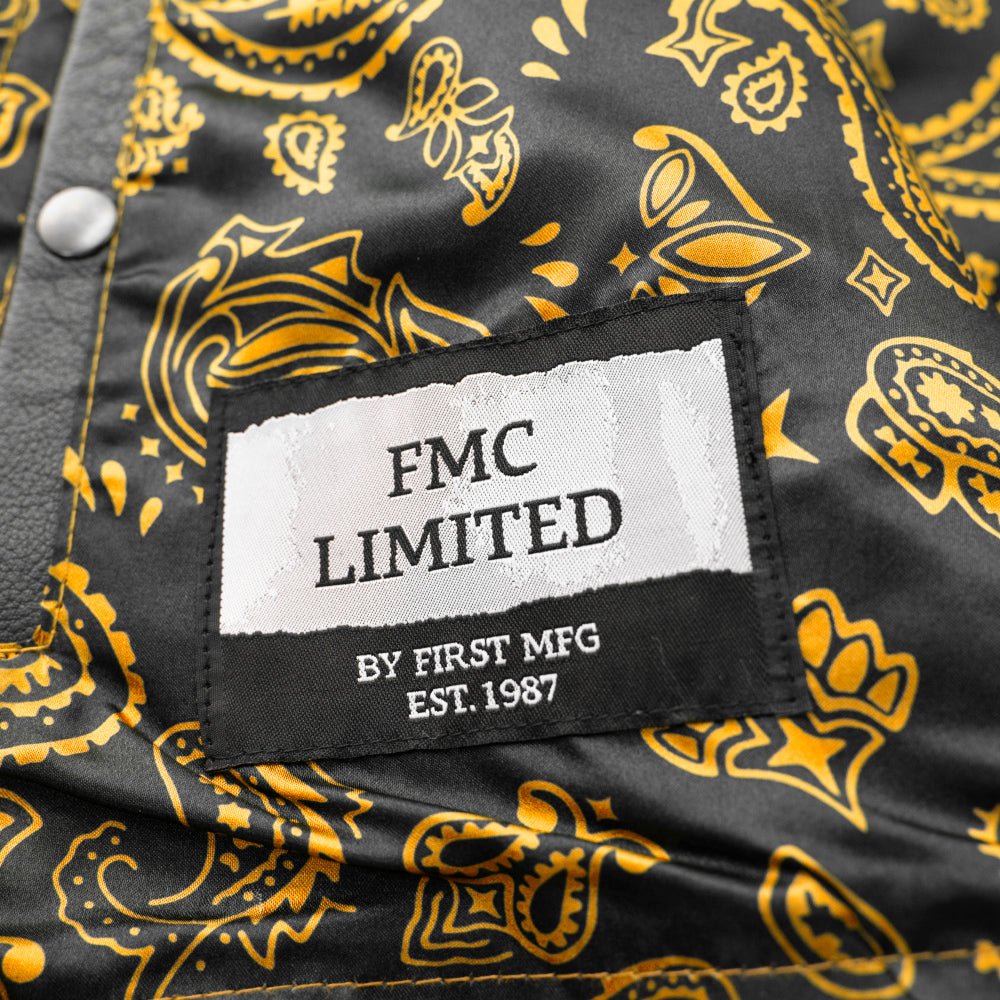 Tressivo-The Club Cut Men's Motorcycle Leather Vest, Multiple Color Options - Tressivo