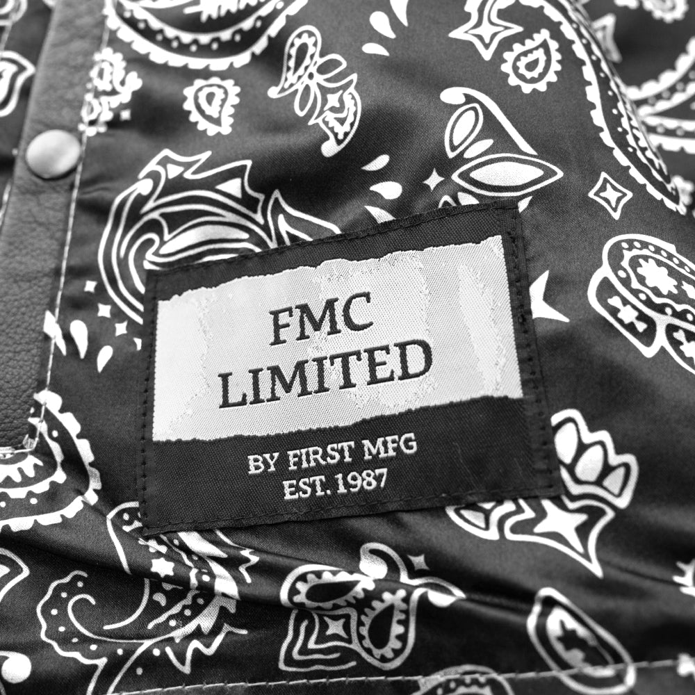 Tressivo-The Club Cut Men's Motorcycle Leather Vest, Multiple Color Options - Tressivo