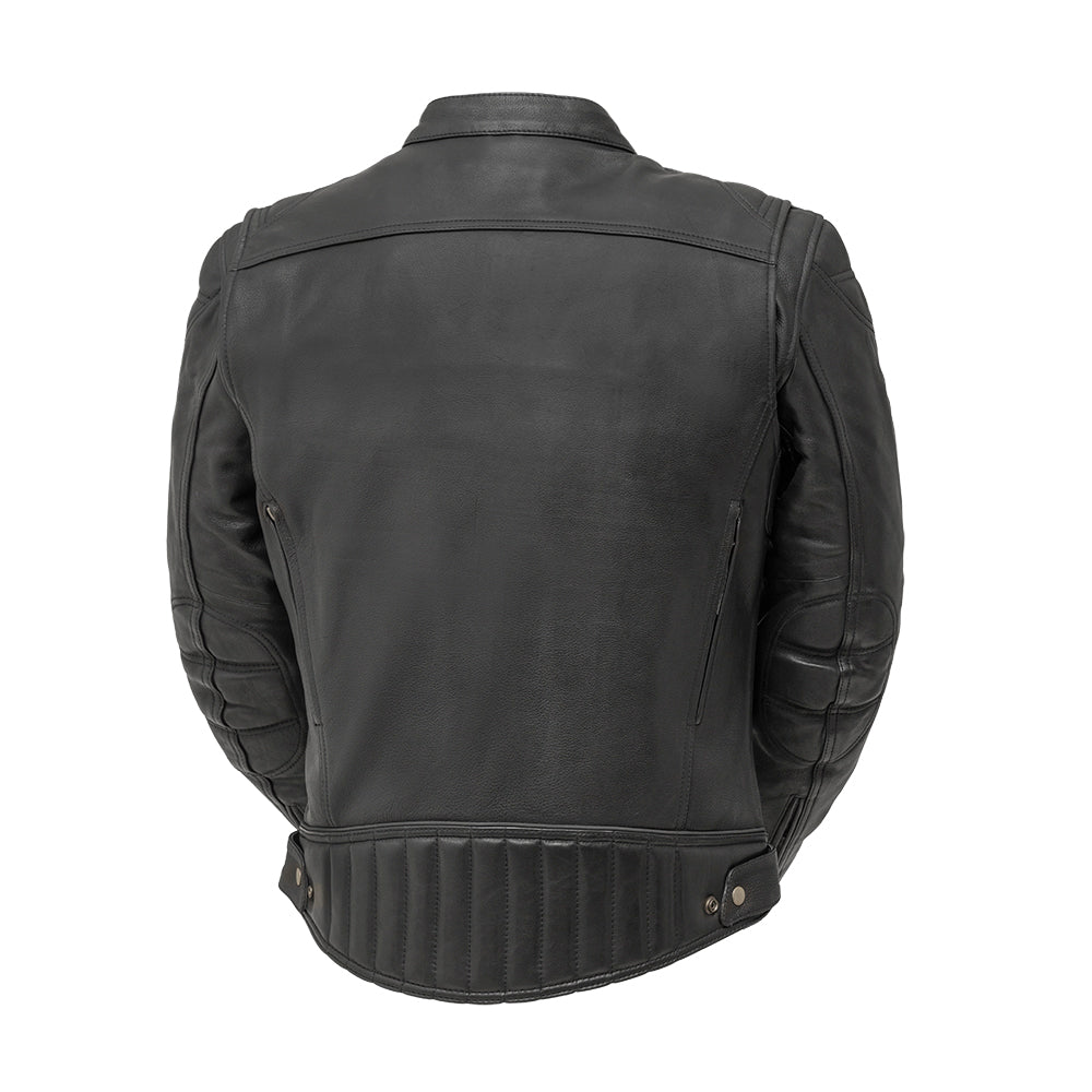 Tressivo-Top Performer Men's Motorcycle Leather Jacket - Tressivo