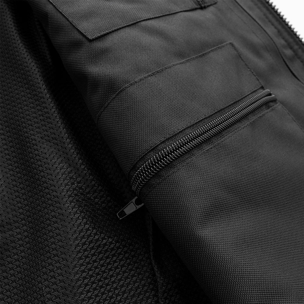 Tressivo-Unbeatable Men's Motorcycle Leather Vest - Tressivo