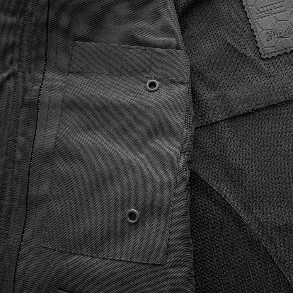 Tressivo-Unbeatable Men's Motorcycle Leather Vest - Tressivo