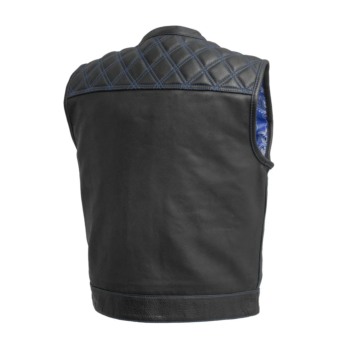 Tressivo-Upside Men's Club Style Leather Vest - Tressivo