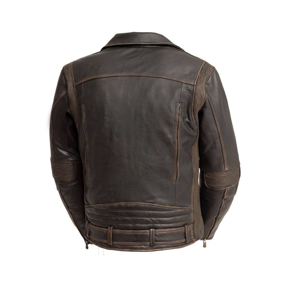 Tressivo-Wrath Men's Motorcycle Leather Jacket - Tressivo